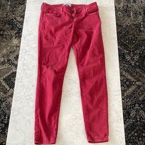 Women's Red Jeans